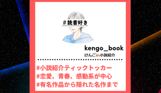 Tiktoker”ティックトッカー”まとめ【けんご(小説紹介)/小説紹介】