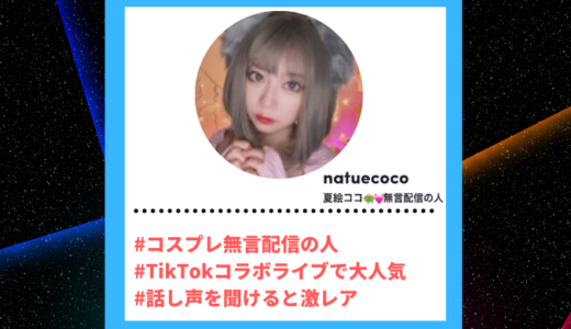 TikToker”ティックトッカー”まとめ【夏絵ココ/無言配信】