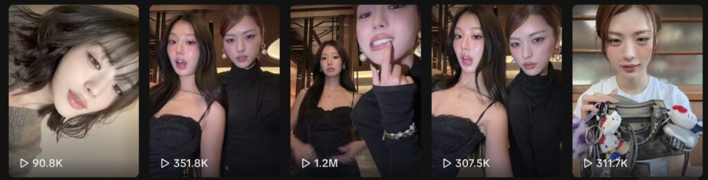 井手上漠のTikTokプロフィール画面