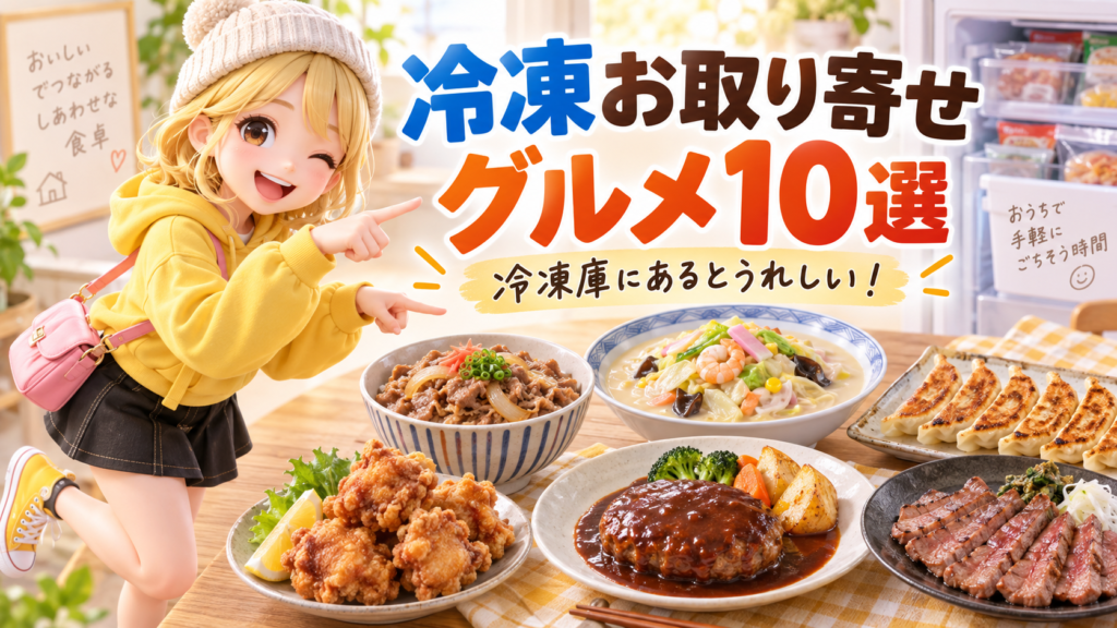 冷凍お取り寄せグルメおすすめ10選 サムネイル