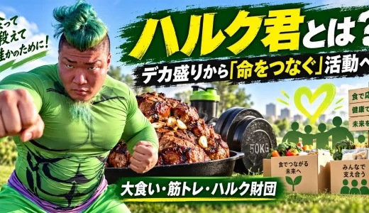 【2026年最新】ハルク君とは？身長185cm・デカ盛り・大食い・筋トレ・ハルク財団まで徹底解説