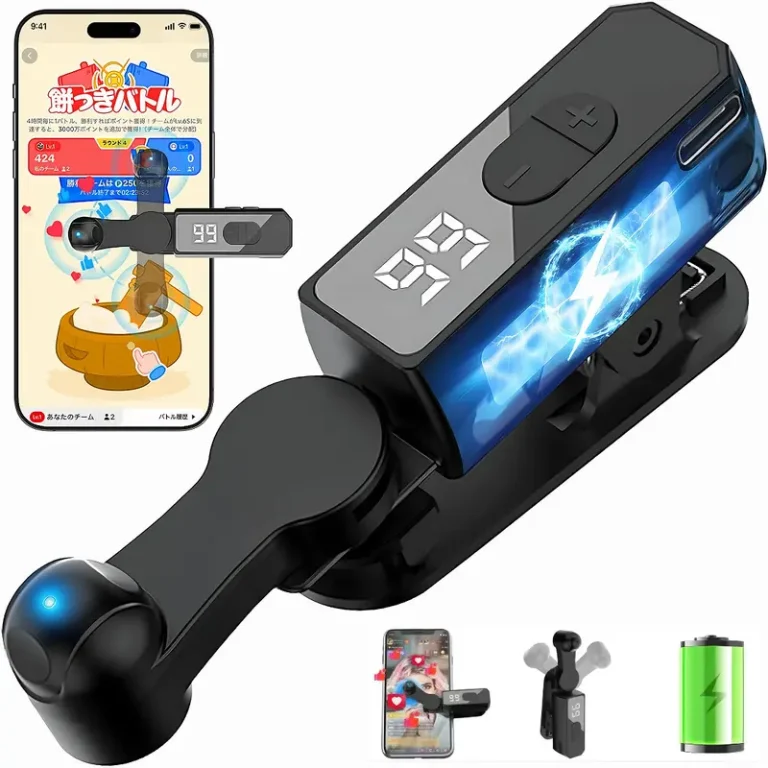 クリップ式 スマホ用オートクリッカー