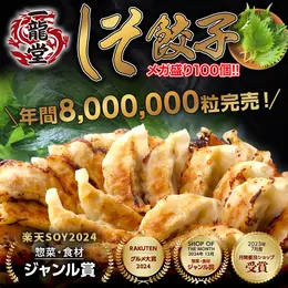 【楽天ショップ・ザ・イヤー2024 受賞】しそ餃子 100個 国産しそ100% 国産豚肉使用 一龍堂 餃子 ぎょうざ ギョウザ 生餃子 冷凍生餃子 送料無料 国産 簡単 食品 惣菜 中華惣菜 まとめ買い 酒 グルメ 大人気 にんにく