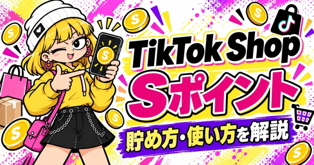 TikTok ShopのSポイントとは?貯め方・使い方を解説