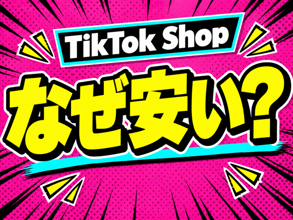 TikTok Shopはなぜ安い？値引きの仕組みをわかりやすく解説
