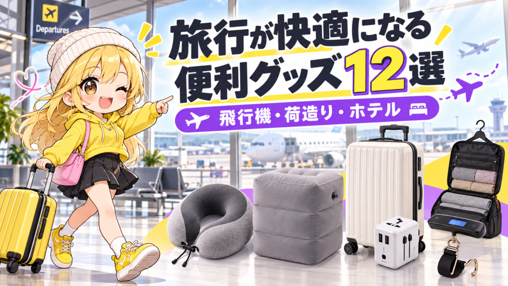 旅行便利グッズおすすめ12選 サムネイル