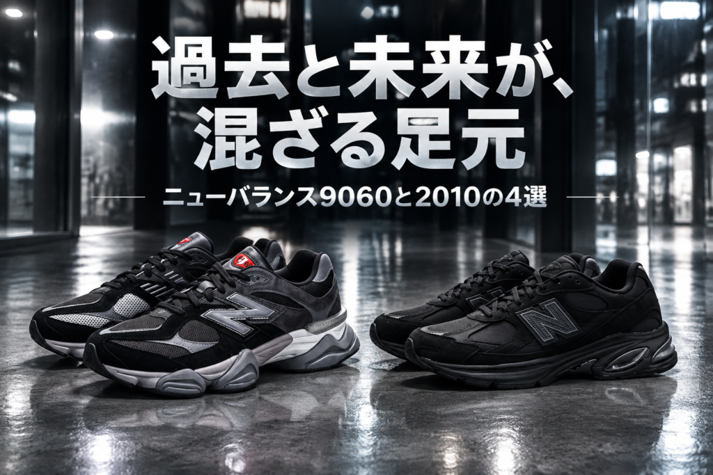 ニューバランス9060と2010の4選|U9060BLK・U9060GRY・U20109UZ・U2010TTB