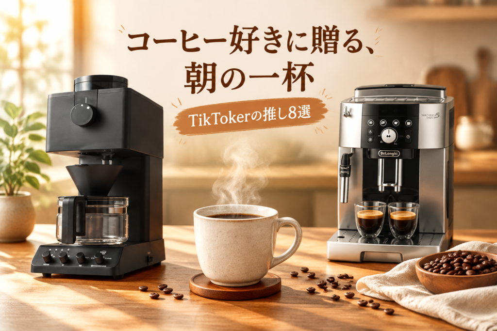コーヒー好きへのクリスマスプレゼント8選｜TikTokerが推すコーヒーメーカー・ケトル・マグ