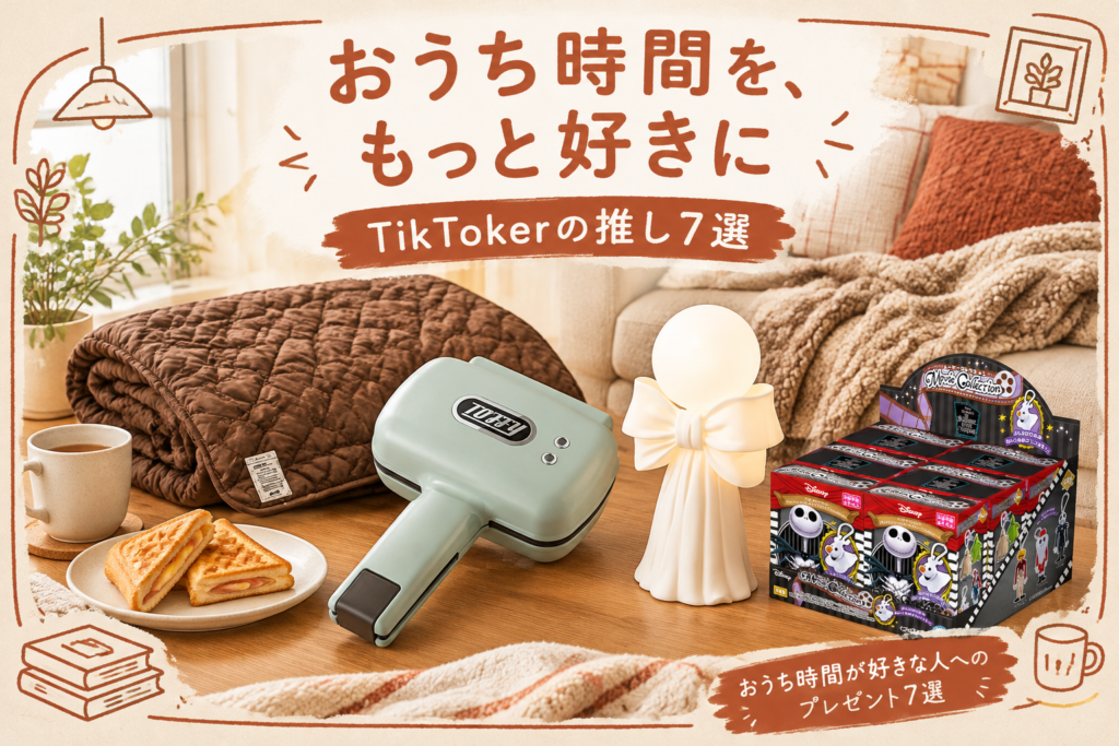 おうち時間が好きな人へのクリスマスプレゼント7選|TikTokerが推すホットサンドメーカー・ランプ・ブランケット