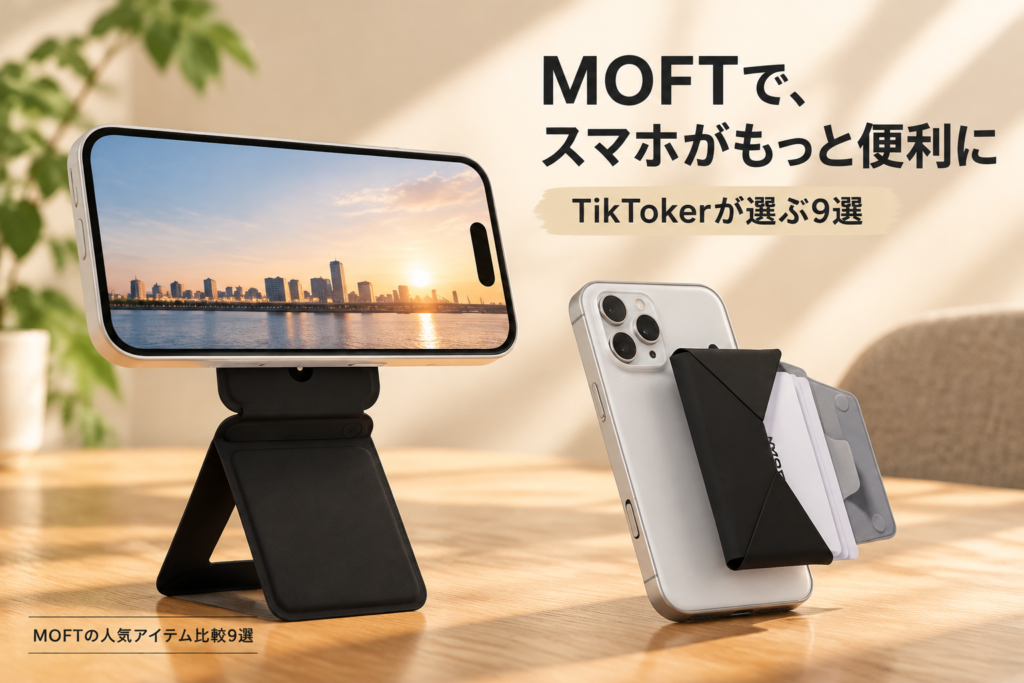 MOFTのスマホスタンド・カードケース比較9選|TikTokerが推す七変化スタンド・8-in-1・フォリオ