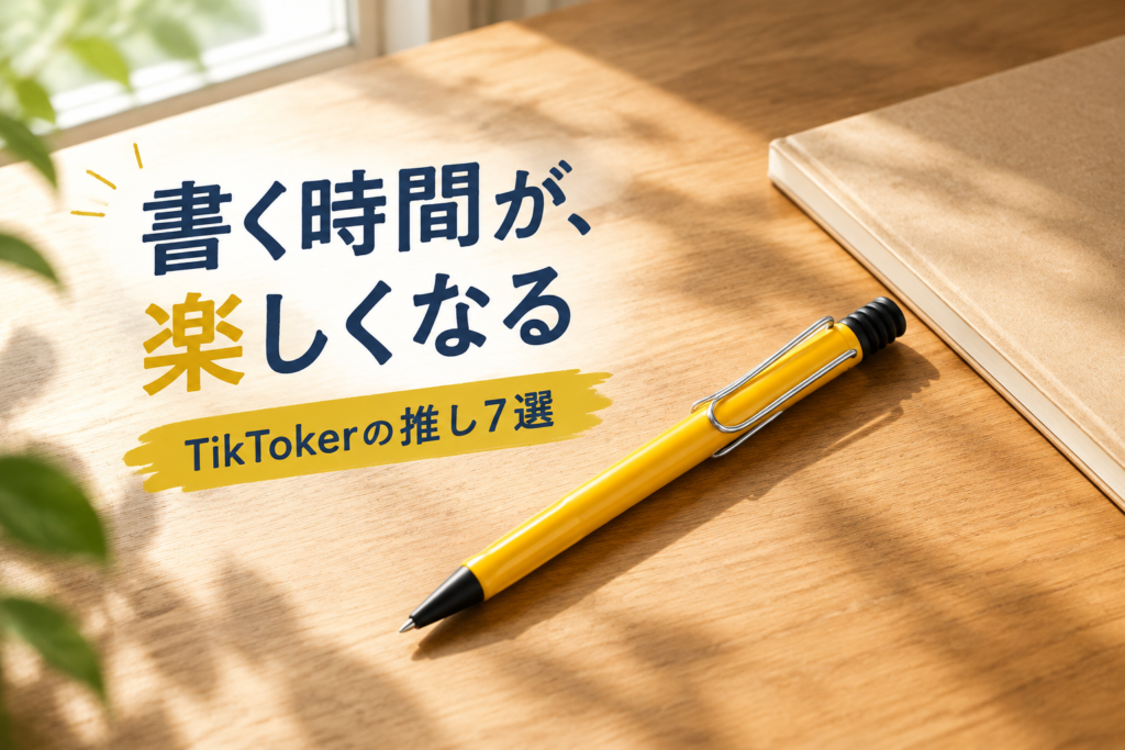 TikTokerが推す文房具7選|LAMY・PARKER・ハリナックス・システム手帳