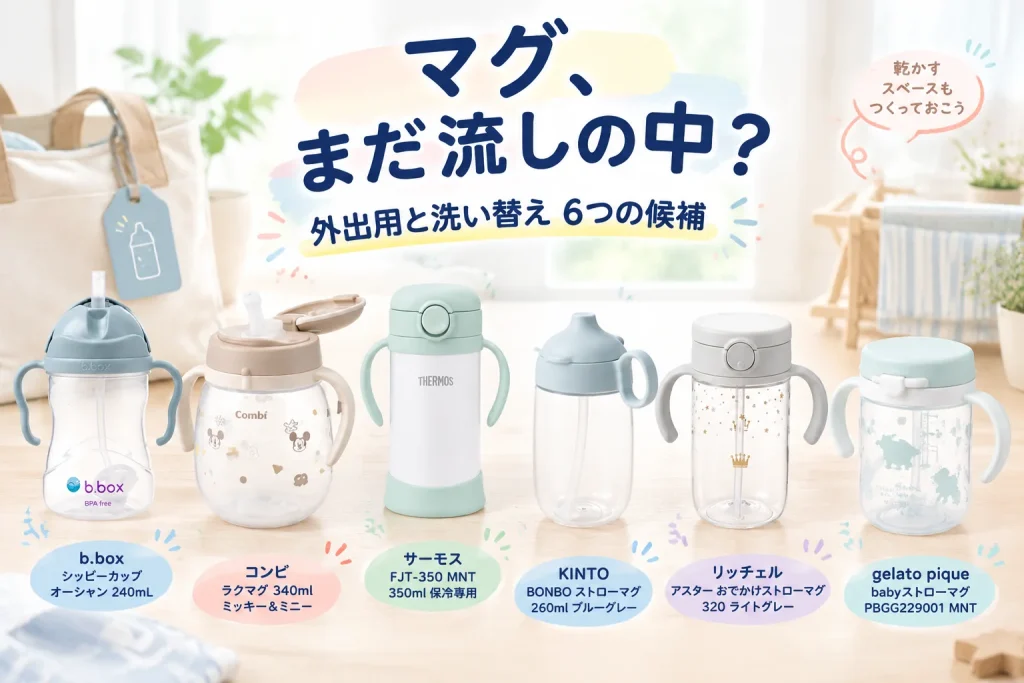 マグがまだ流しにある朝に。外出用と洗い替えを考える6品の紹介イメージ