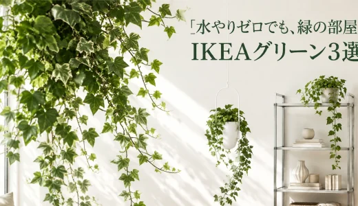 帰るのが楽しみになる緑の部屋へ。TikTokで見つけたIKEAのインテリア3選