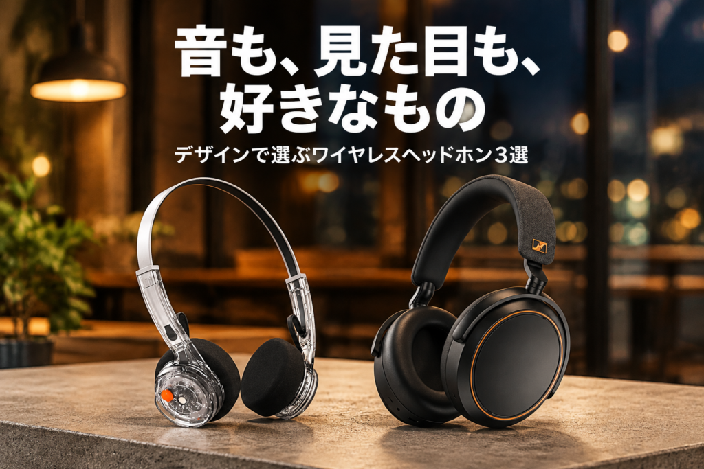 デザインで選ぶワイヤレスヘッドホン3選|MONDO FreeStyle・UGREEN HiTune Max5c・ゼンハイザー MOMENTUM 4